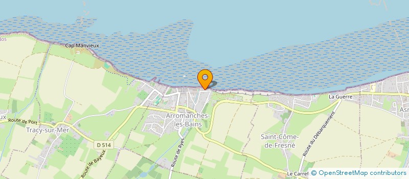 localisation de l'entreprise SCI  LES TOURELLES TRIBORD  ARROMANCHES-LES-BAINS