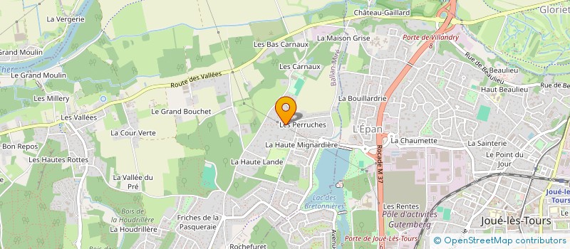 localisation de l'entreprise SCI LES TOURETTES  BALLAN-MIRE