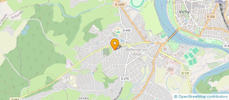 localisation de l'entreprise SCI LES TOURISTES  BELLERIVE-SUR-ALLIER