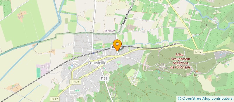 localisation de l'entreprise SCI LES TOURMALINES  FONTVIEILLE