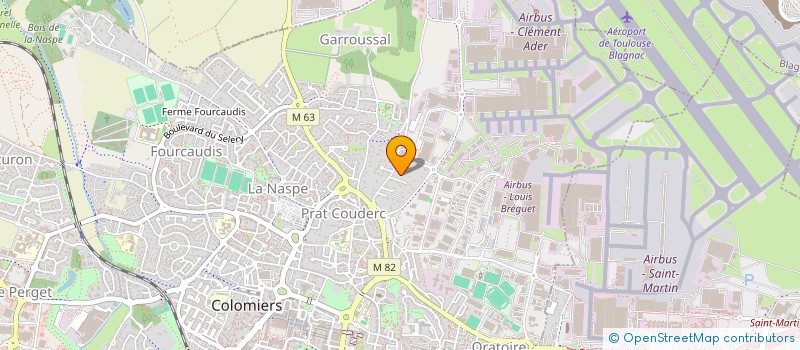 localisation de l'entreprise SCI LES TOURNEBELLES à COLOMIERS