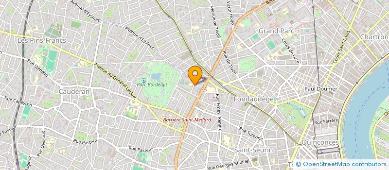 localisation de l'entreprise SCI LES TOURNESOLS à BORDEAUX