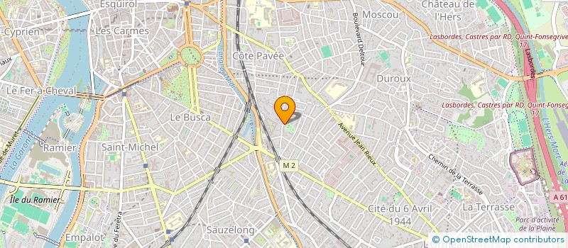 localisation de l'entreprise SCI LES TOURNESOLS à TOULOUSE