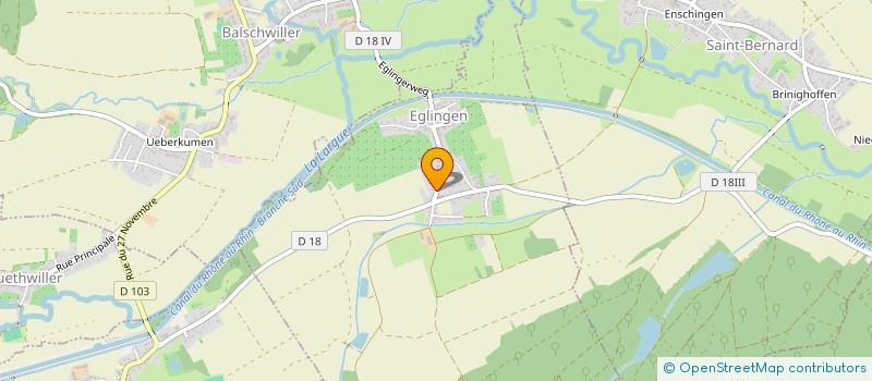 localisation de l'entreprise SCI LES TOURNESOLS  EGLINGEN