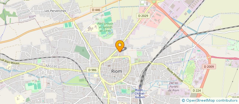 localisation de l'entreprise SCI LES TOURNESOLS  BEAUREGARD-VENDON