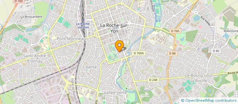 localisation de l'entreprise SCI LES TOURNESOLS à LA ROCHE-SUR-YON