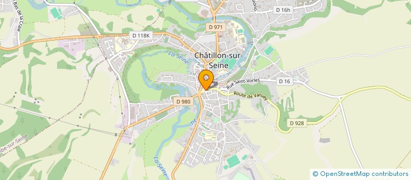 localisation de l'entreprise SCI LES TOURNESOLS  CHATILLON-SUR-SEINE