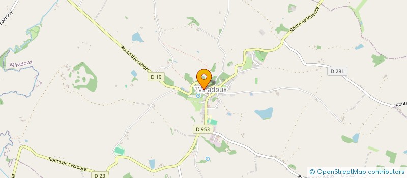 localisation de l'entreprise SCI LES TOURNESOLS  MIRADOUX