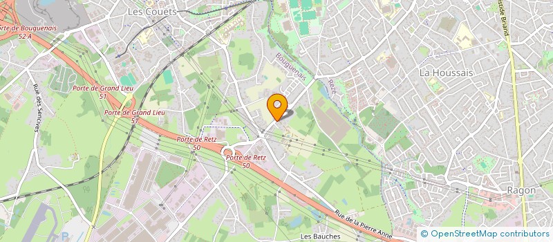 localisation de l'entreprise SCI LES TOURNESOLS à BOUGUENAIS