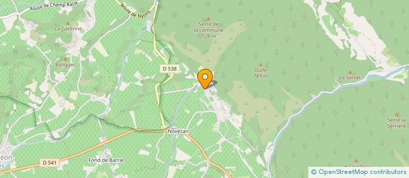 localisation de l'entreprise SCI LES TOURRES  SAINT-MAURICE-SUR-EYGUES