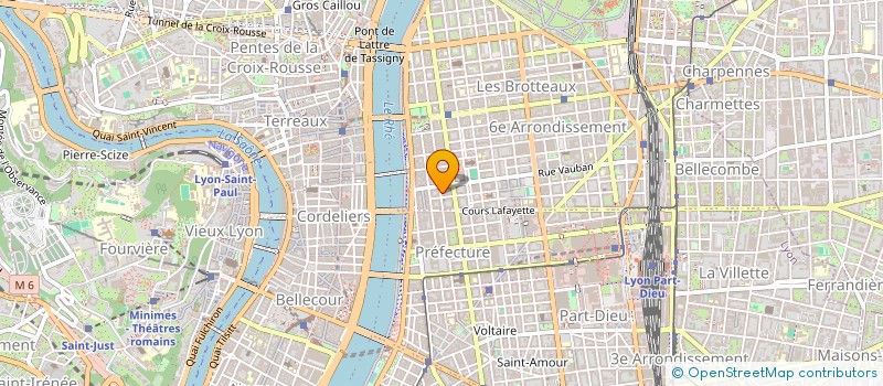 localisation de l'entreprise SCI LES TOURRETTES  LYON