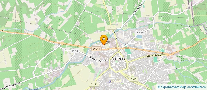 localisation de l'entreprise SCI LES TOURS à VALREAS