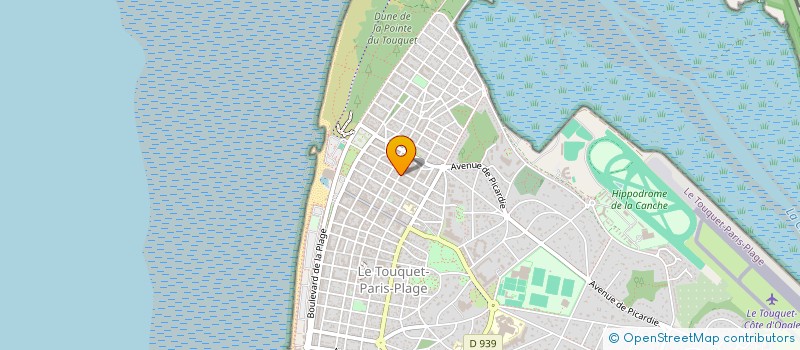 localisation de l'entreprise SCI LES TOURTEAUX  LE TOUQUET PARIS PLAGE