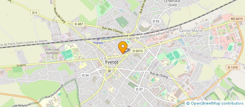 localisation de l'entreprise SCI LES TOURTERELLES  YVETOT