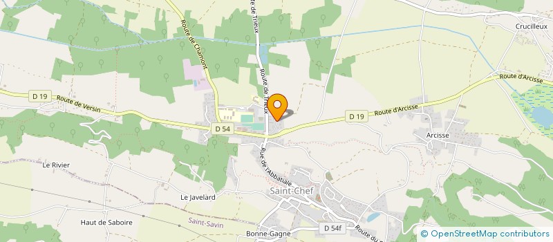 localisation de l'entreprise SCI LES TOURTERELLES  SAINT-CHEF