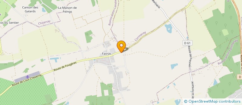 localisation de l'entreprise SCI LES TOURTERELLES  LE CONTROIS-EN-SOLOGNE