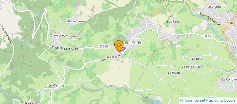 localisation de l'entreprise SCI LES TOURTERELLES D'AGAY  CHABANIERE