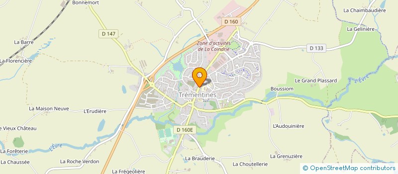 localisation de l'entreprise SCI LES TOURTERELLES PLAGE  TREMENTINES