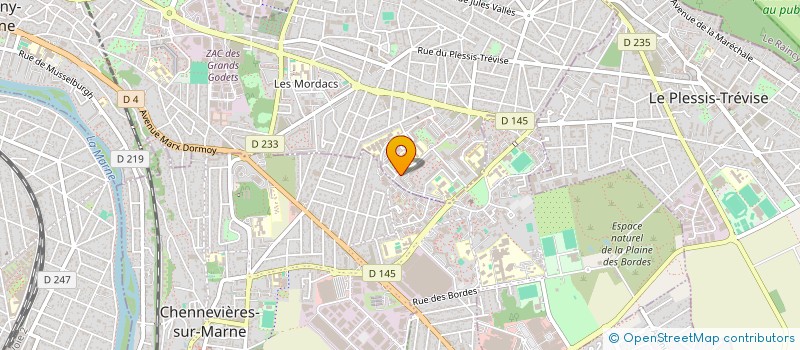 localisation de l'entreprise SCI LES TRAITS  CHAMPIGNY-SUR-MARNE