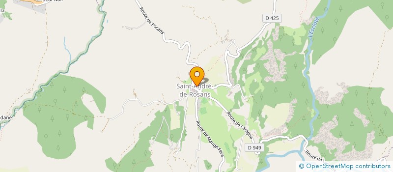 localisation de l'entreprise SCI LES TREILLETTES  SAINT-ANDRE-DE-ROSANS