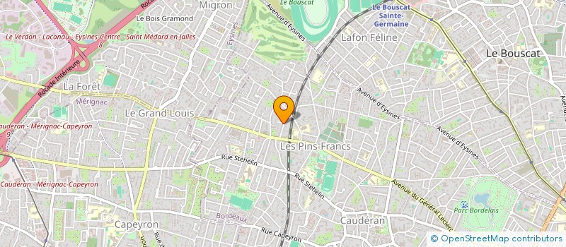 localisation de l'entreprise SCI LES TREMBLEAUX  BORDEAUX