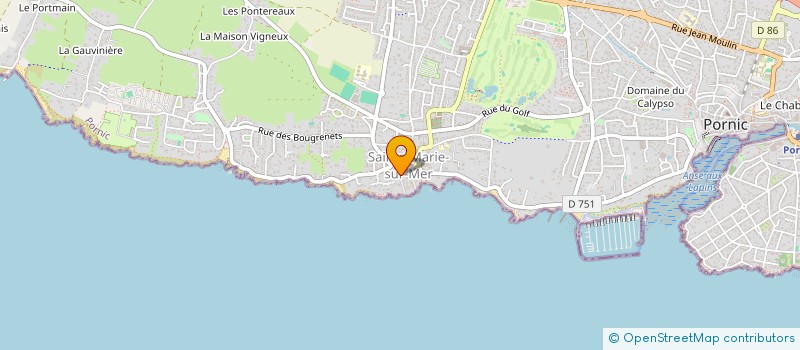 localisation de l'entreprise SCI LES TREMIERES  PORNIC