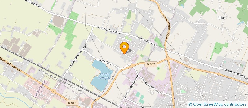 localisation de l'entreprise SCI LES TREUILS  BEAUPUY