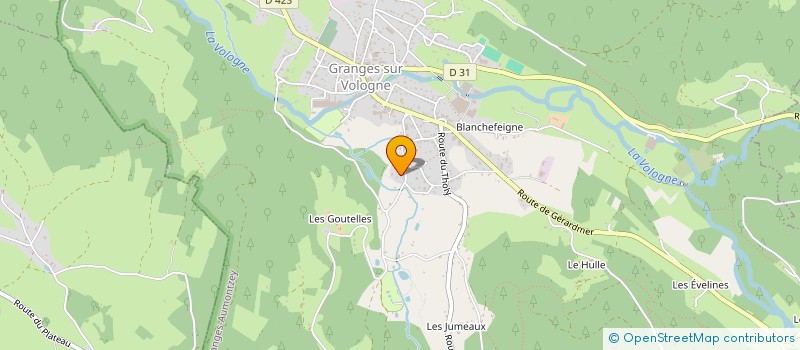 localisation de l'entreprise SCI LES TREXONS  GRANGES-AUMONTZEY