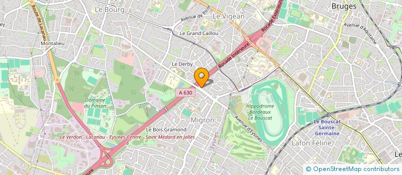 localisation de l'entreprise SCI LES TREYTINS  EYSINES