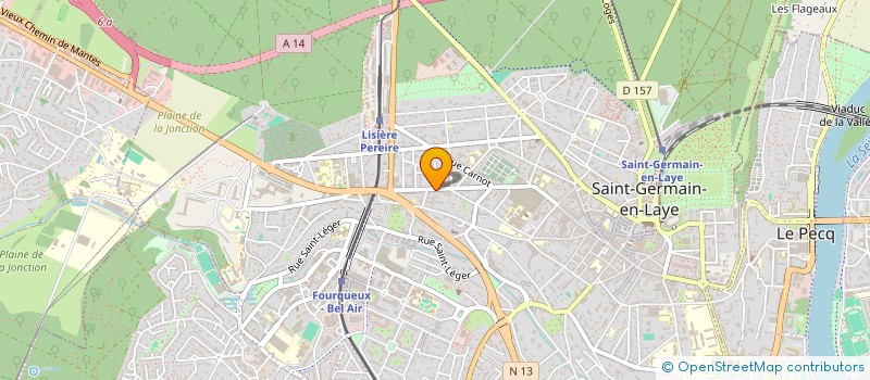 localisation de l'entreprise SCI LES TRIANGLES  SAINT-GERMAIN-EN-LAYE