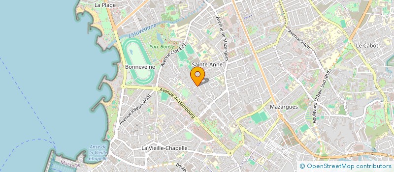 localisation de l'entreprise SCI LES TRIBEUILS  MARSEILLE