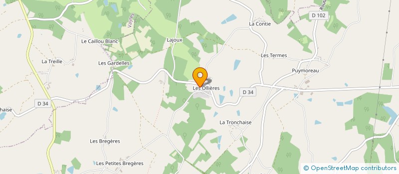 localisation de l'entreprise SCI LES TRICANES  ORADOUR-SUR-VAYRES