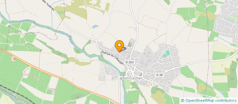 localisation de l'entreprise SCI LES TRILLES  PENNAUTIER