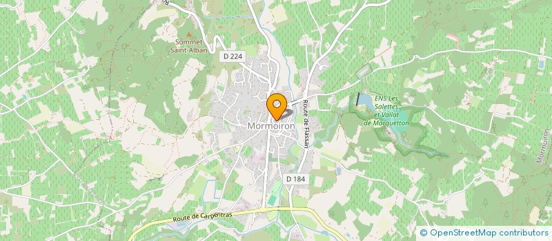 localisation de l'entreprise SCI LES TRIOLETS  VILLES-SUR-AUZON