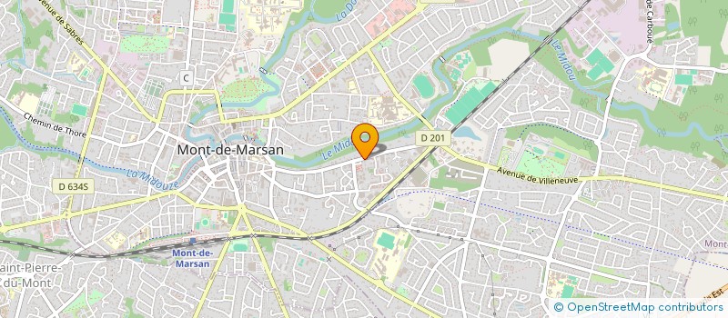 localisation de l'entreprise SCI LES TRIPLETTES à MONT-DE-MARSAN