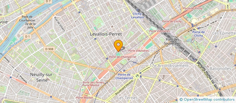 localisation de l'entreprise SCI LES TROENES à LEVALLOIS-PERRET