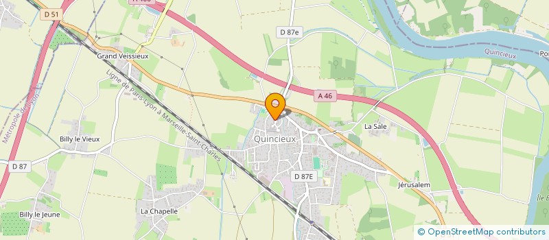 localisation de l'entreprise SCI LES TROIS  QUINCIEUX