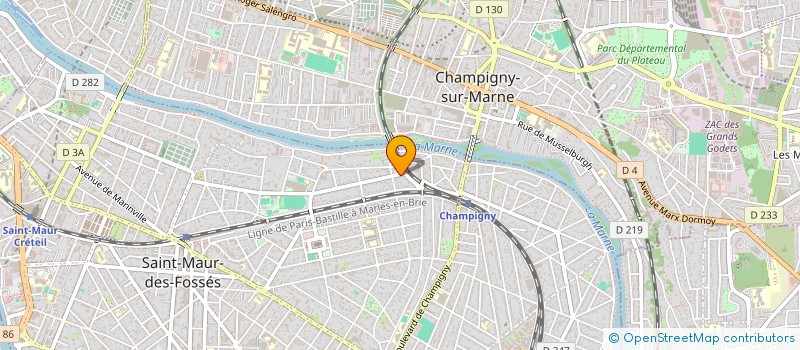 localisation de l'entreprise SCI LES TROIS A à SAINT-MAUR-DES-FOSSES