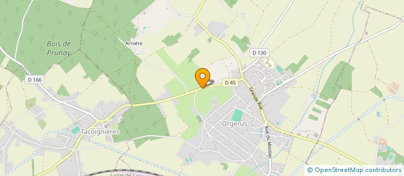 localisation de l'entreprise SCI LES TROIS ANDRYALES  ORGERUS