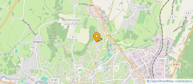 localisation de l'entreprise SCI LES TROIS ANGES  LONS-LE-SAUNIER