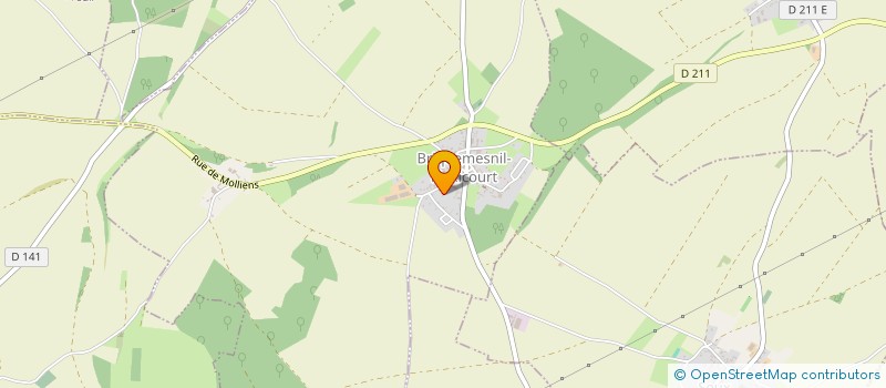 localisation de l'entreprise SCI LES TROIS ARBRES  BRIQUEMESNIL-FLOXICOURT