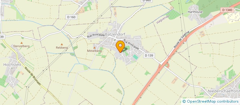 localisation de l'entreprise SCI LES TROIS AULNES  BATZENDORF