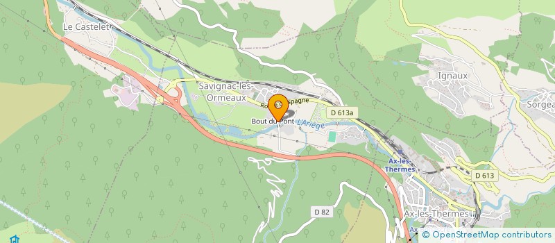 localisation de l'entreprise SCI LES TROIS B à SAVIGNAC-LES-ORMEAUX