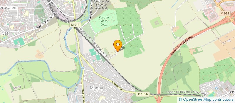 localisation de l'entreprise SCI LES TROIS BANS  METZ