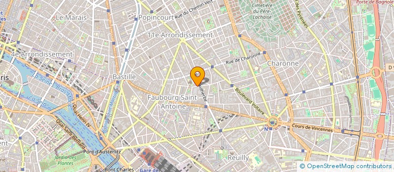 localisation de l'entreprise SCI LES TROIS BORNES  PARIS