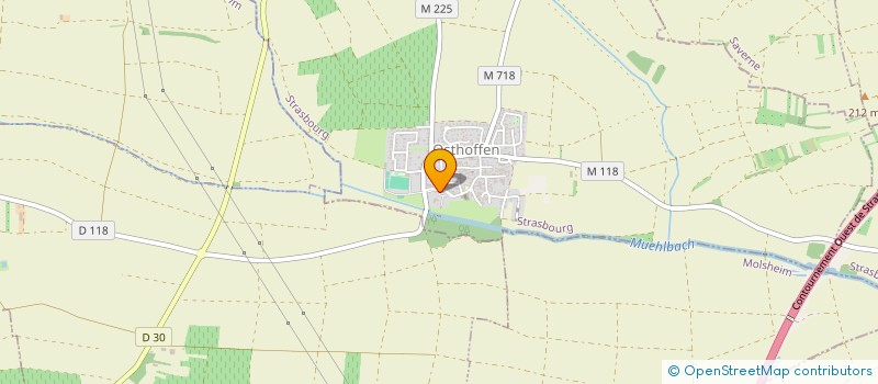 localisation de l'entreprise SCI LES TROIS BRIGANDS  OSTHOFFEN