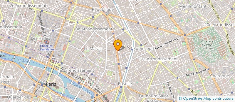 localisation de l'entreprise SCI LES TROIS C  PARIS