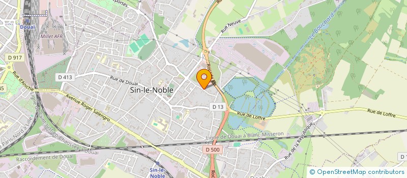 localisation de l'entreprise SCI LES TROIS C  SIN-LE-NOBLE