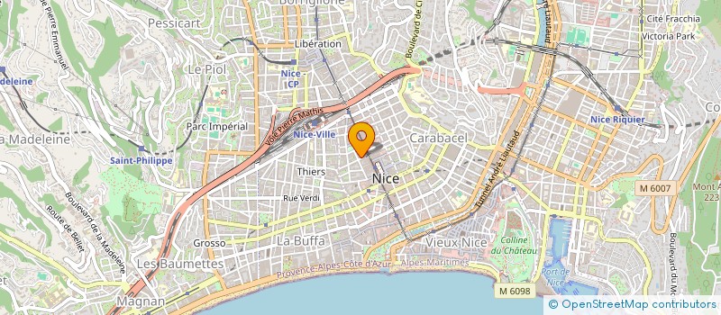 localisation de l'entreprise SCI LES TROIS C  NICE