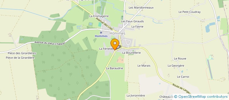 localisation de l'entreprise SCI LES TROIS C  HOMMES